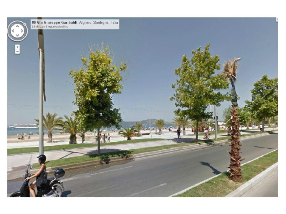 Appartamento In Centro Fronte Spiaggia Del Lido Con Terrazza Vista Mare E Wi-Fi 阿尔盖罗 外观 照片